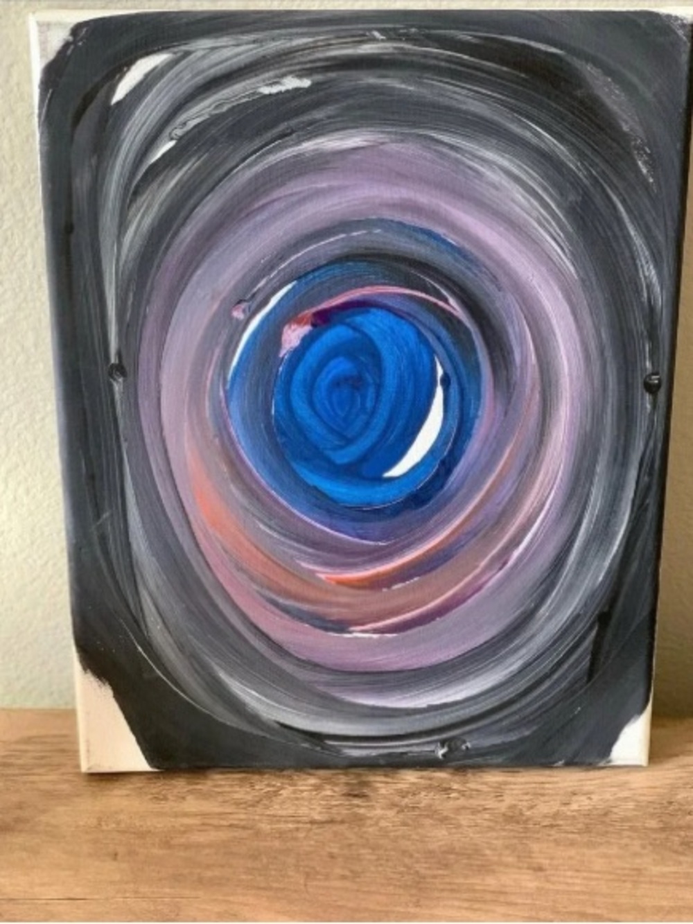 Original Abstract Painting 11x14 Canvas Art "Falling"